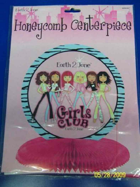Earth 2 Jane Girls Club Pink Zebra Kids Birthday Party Decoration Centerpiece