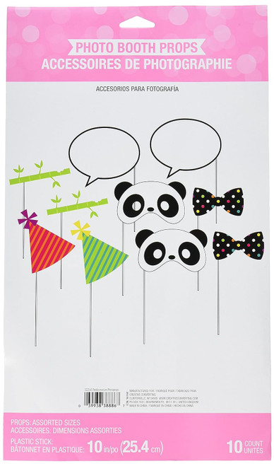 Panda-Monium Panda Bear Animal Kids Birthday Party Favor Photo Booth Props