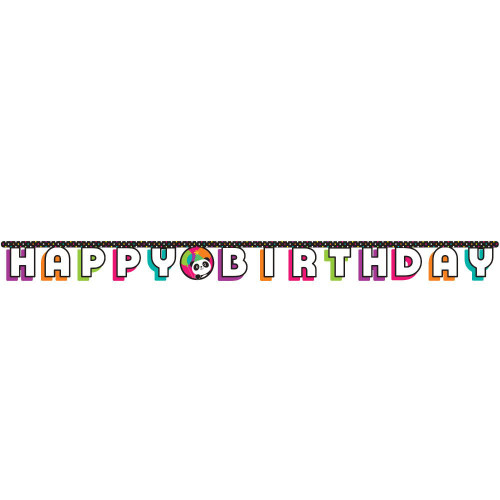 Panda-Monium Panda Bear Animal Kids Birthday Party Decoration Jointed Banner