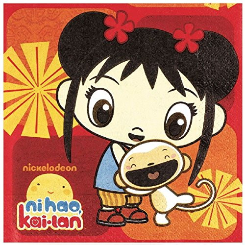 Ni Hao, Kai-Lan Cartoon Nick Jr TV Kids Birthday Party Paper Luncheon Napkins