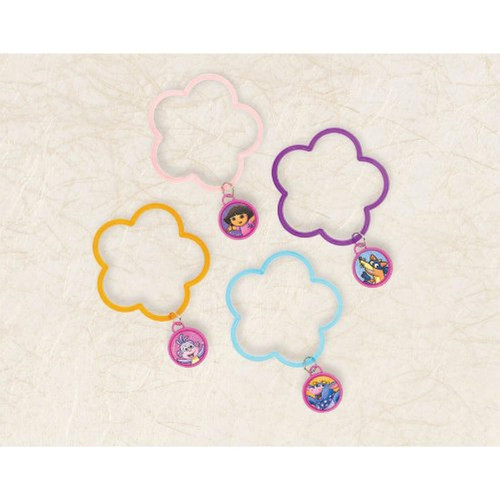 Dora Flower Adventure Explorer Birthday Party Favor Plastic Bracelet 4 COLORS