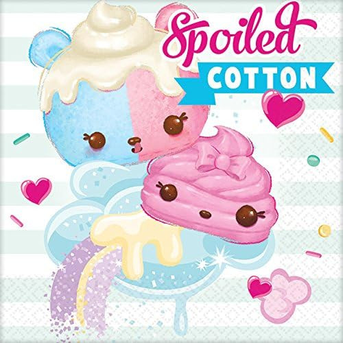 Num Noms Character Toys Girls Kids Birthday Party Paper Beverage Napkins