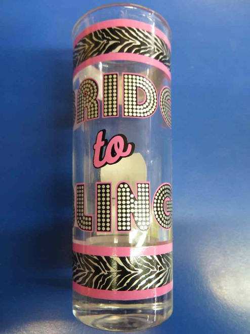 Bachelorette Party Girls Ladies Night Out Zebra Gift Favor Shot Glass 4 DESIGNS