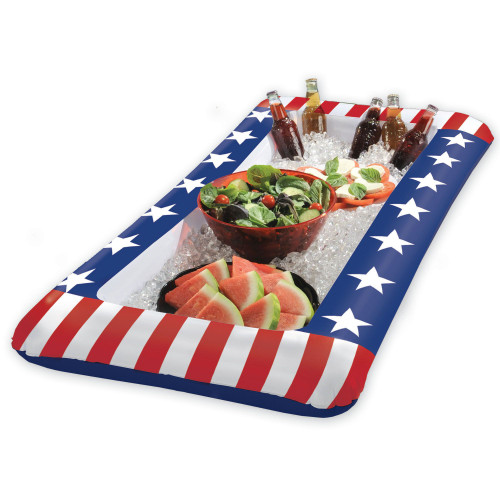 Patriotic July 4th Holiday USA Theme Party Decoration Inflatable Cooler