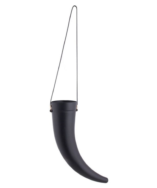 Medieval Drinking Horn Renaissance Fancy Dress Halloween Adult Costume Accessory