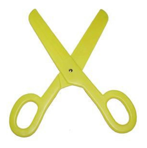 Big Scissors Yellow Clown Circus Fancy Dress Halloween Adult Costume Accessory