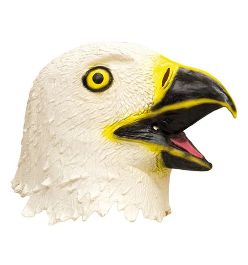 Eagle Latex Mask Bird Animal Fancy Dress Up Halloween Adult Costume Accessory