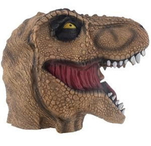 T-Rex Dinosaur Latex Mask Animal Fancy Dress Halloween Adult Costume Accessory