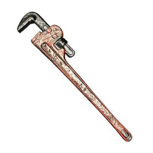 Horrifying Pipe Wrench Toy Prop Weapon Fancy Dress Halloween Costume Accessory