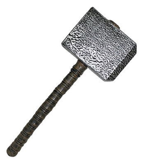 Deadly Hammer Toy Prop Weapon Fancy Dress Up Halloween Adult Costume Accessory