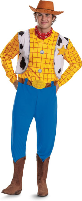 Woody Classic Disney Toy Story 5 Movie Fancy Dress Up Halloween Adult Costume