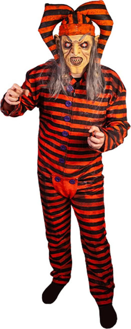 Trickster Jumpsuit Terror of Hallow's Eve Fancy Dress Up Halloween Adult Costume