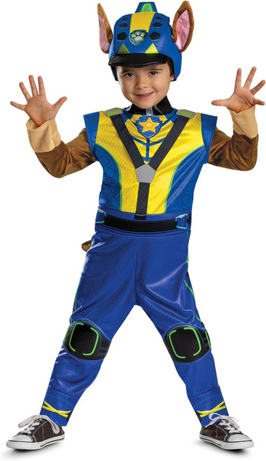 Chase Deluxe Paw Patrol Dino Movie Fancy Dress Halloween Toddler Child Costume