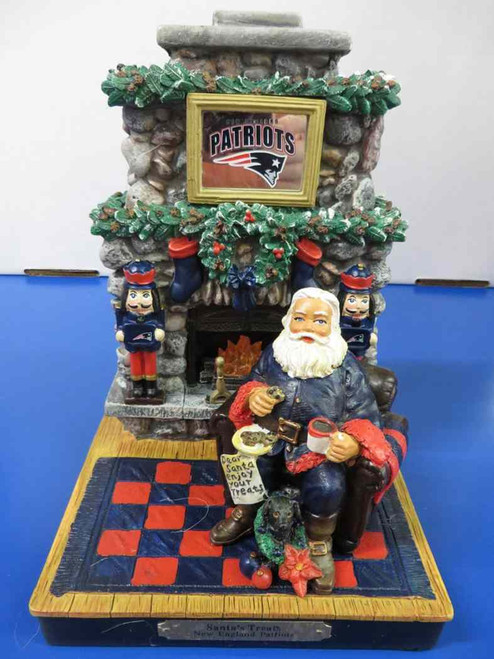 New England Patriots NFL Football Santa's Treat Figurine