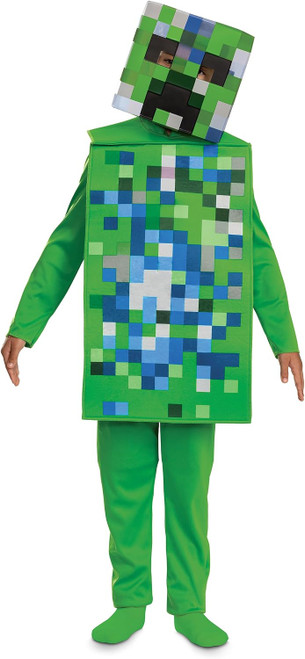 Charged Creeper Classic Minecraft Mojang Fancy Dress Up Halloween Child Costume