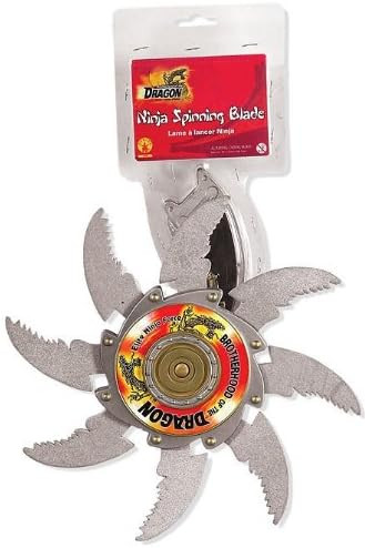 Ninja Spinning Blade Toy Weapon Prop Fancy Dress Up Halloween Costume Accessory