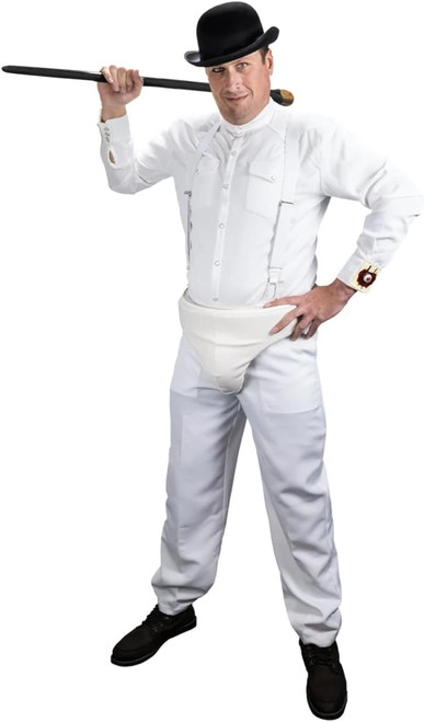 Droog Clockwork Orange Movie Alex DeLarge Fancy Dress Up Halloween Adult Costume