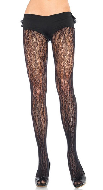 Leopard Net Pantyhose Black Fancy Dress Up Halloween Adult Costume Accessory