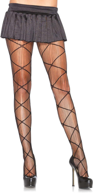 Jumbo Net Multi Strand Pantyhose Black Fancy Dress Halloween Costume Accessory