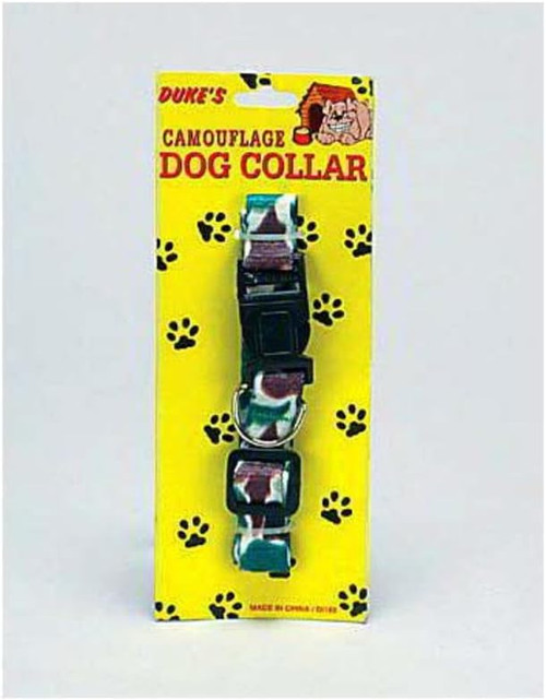 Brown Camo Dog Collar Military Puppy Dog Gift Halloween Pet Costume Accessory