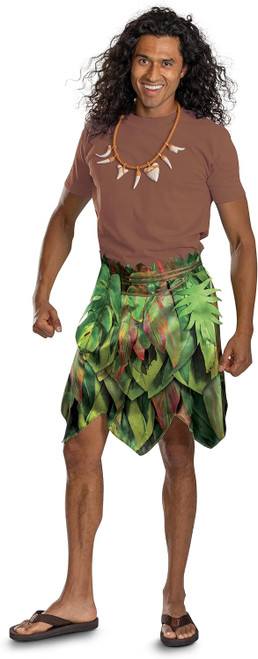 Maui Kit Moana Disney Movie Fancy Dress Up Halloween Adult Costume Accessory