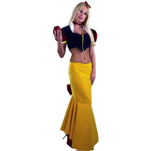 Snow White Long 2 pc. Princess Dress Up Sexy Womens Halloween Adult Costume