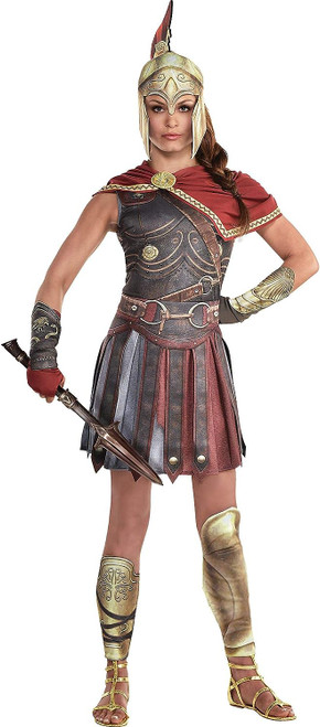 Kassandra Assassin's Creed Odyssey Game Fancy Dress Up Halloween Adult Costume