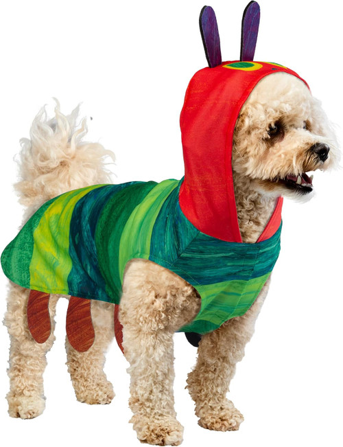 Very Hungry Caterpillar Eric Carle Fancy Dress Up Haloween Pet Dog Cat Costume