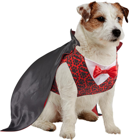 Vampire Rubie's Pet Shop Count Gothic Fancy Dress Up Haloween Dog Cat Costume