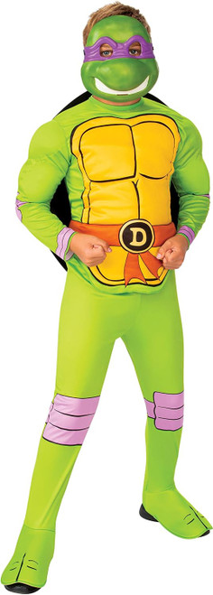 Donatello Retro Classic TMNT Ninja Turtles Fancy Dress Halloween Child Costume