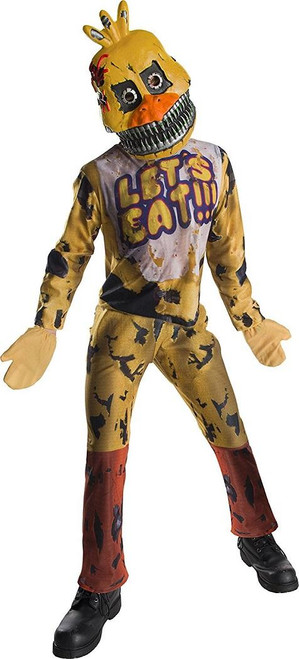 Nightmare Chica Five Nights Freddy's Fancy Dress Up Halloween Child Costume
