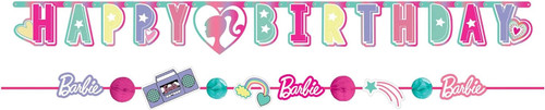 Barbie Dream Together Mattel Doll Kids Birthday Party Decoration Banner Kit