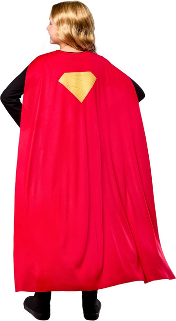 Supergirl Cape Movie DC Comics Fancy Dress Up Halloween Child Costume Accessory