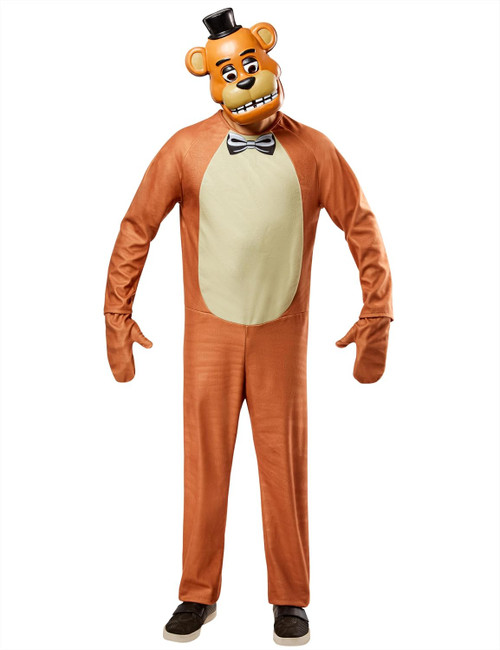 Freddy FNAF Five Nights at Freddy's Game Fancy Dress Up Halloween Adult Costume