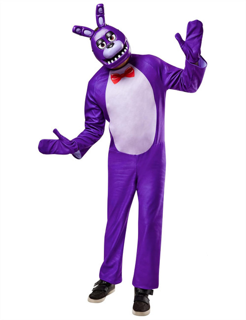 Bonnie FNAF Five Nights at Freddy's Game Fancy Dress Up Halloween Adult Costume