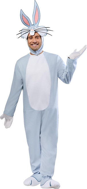 Bugs Bunny Deluxe Looney Tunes Rabbit Fancy Dress Up Halloween Adult Costume