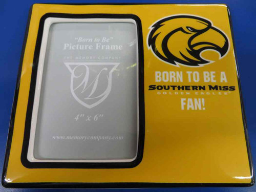 Southern Miss Golden Eagles NCAA Born to Be Ceramic Photo Frame