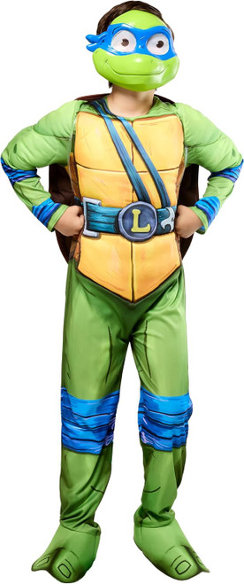 Leonardo Deluxe TMNT Mutant Ninja Turtles Fancy Dress Up Halloween Child Costume