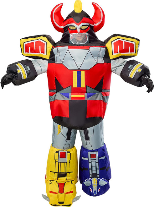 Megazord Inflatable Power Rangers Classic Fancy Dress Up Halloween Child Costume