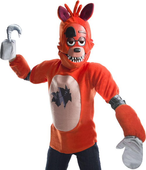 Foxy Five Nights at Freddy's Game Fancy Dress Up Halloween Deluxe Child Costume