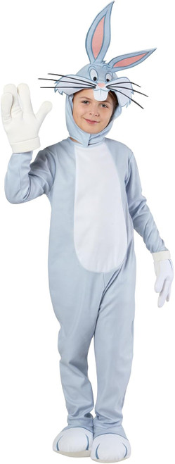 Bugs Bunny Looney Tunes Cartoon Rabbit Fancy Dress Up Halloween Child Costume