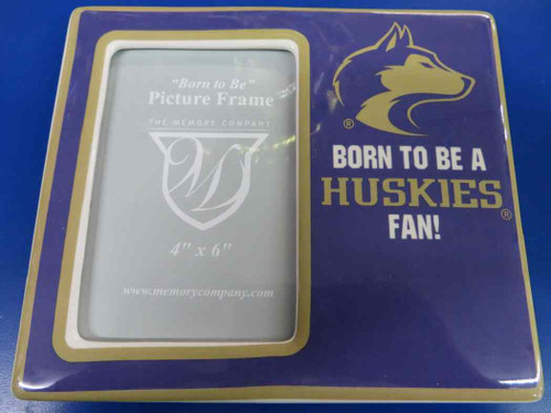 Washington Huskies NCAA Born to Be Ceramic Photo Frame