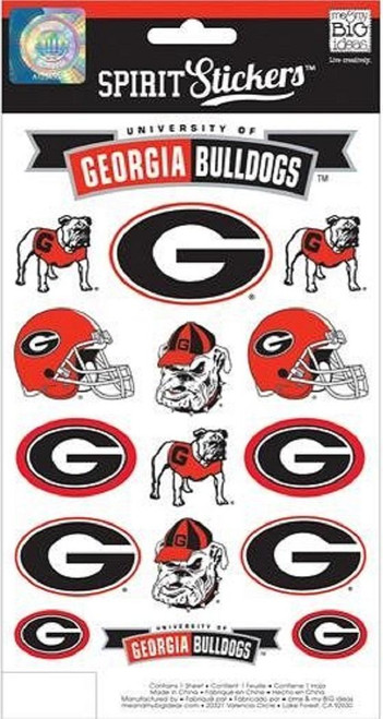 NCAA Georgia Bulldogs Spirit Stickers