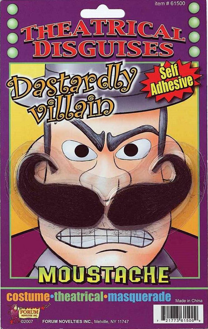 Dastardly Villain Moustache Adult Costume Accessory