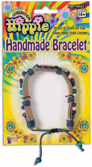 Handmade Bracelet 60's Generation Hippie Costume Accessory