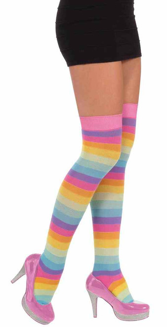 Circus Sweetie Thigh High Socks Adult Costume Accessory