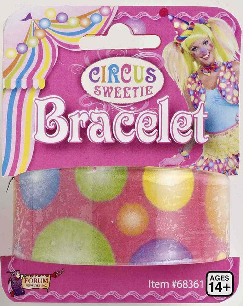 Circus Sweetie Bracelet Clown Costume Accessory