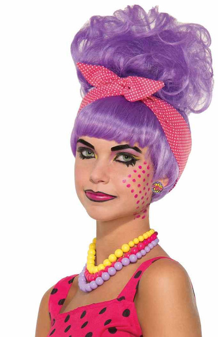 Penny Pow Wig Pop Art Adult Costume Accessory