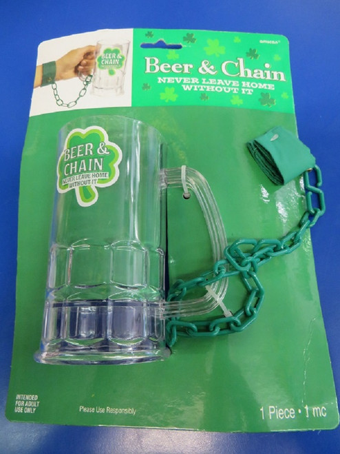 St. Patrick's Day Beer Mug & Chain