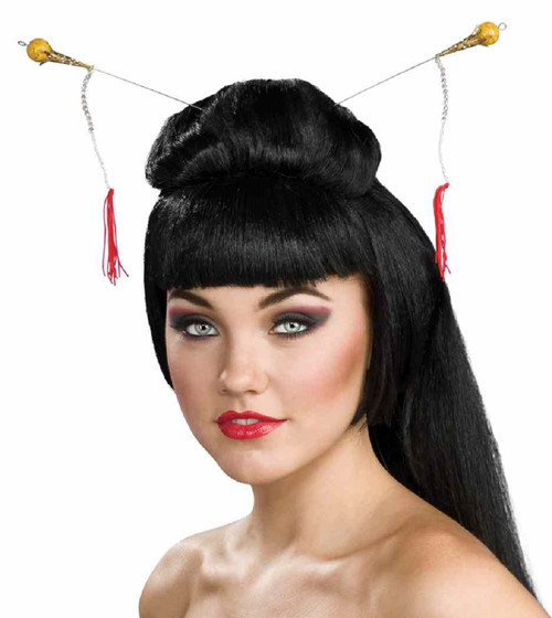Geisha Hair Sticks Chopsticks Adult Costume Accessory